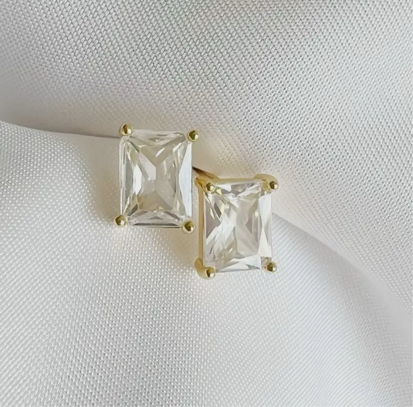 Goldie CZ Diamond Stud Earrings