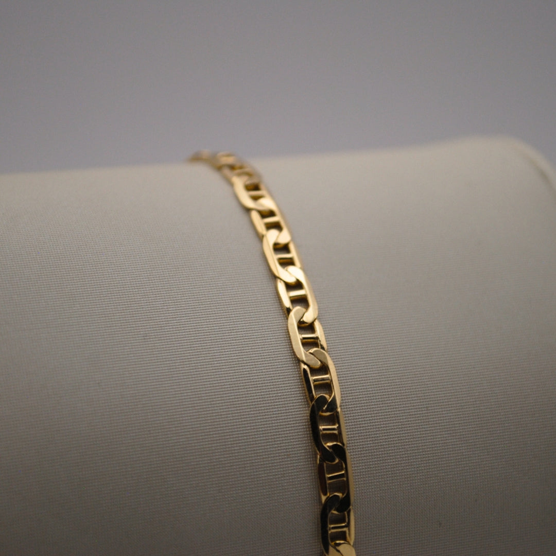 14k Solid Gold - Mariner Bracelet