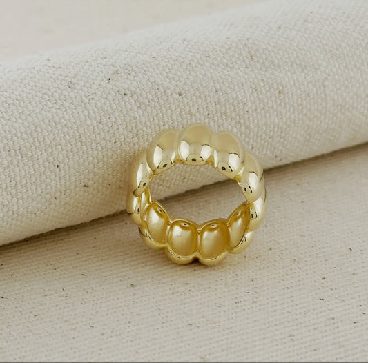 Oversized Scalloped Ring