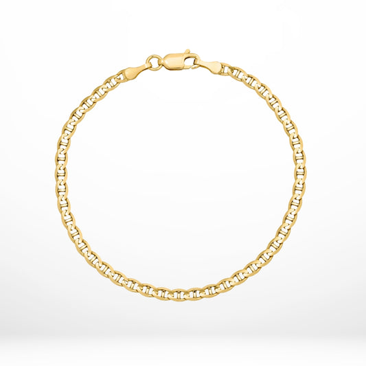 14k Solid Gold - Mariner Bracelet